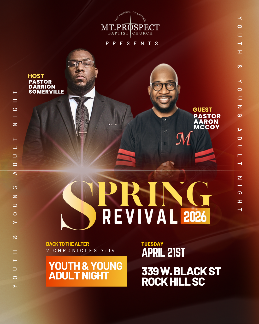 Spring Revival 2026 - Back To The Altar - Youth an